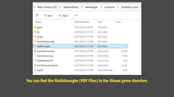 Sunshine Love CH1 Walkthrough.