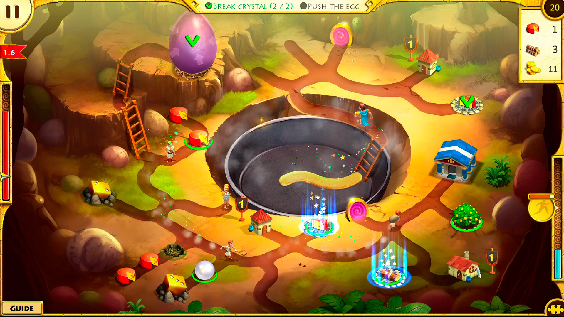 screenshot of 12 Labours of Hercules XVII: Feathered Fury 2