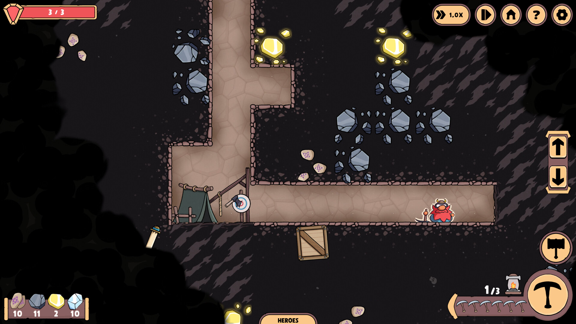 Скриншот игры Hold The Mine - 2