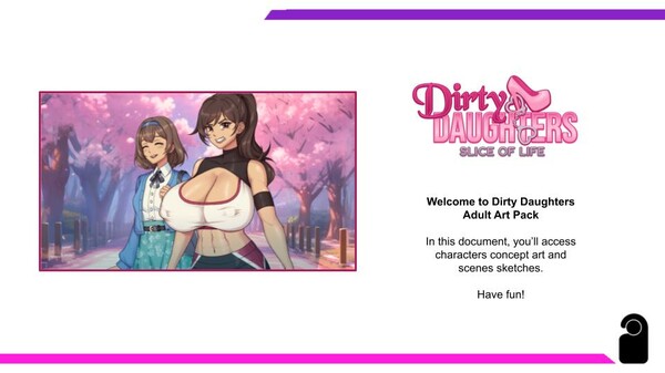 Dirty Daughters: Adult Art Pack screenshot 2