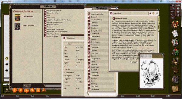 Fantasy Grounds - C&C: Classic Monsters
