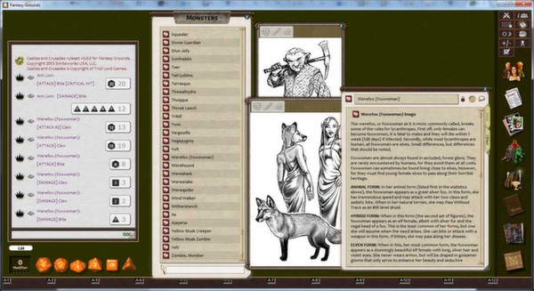 Fantasy Grounds - C&C: Classic Monsters
