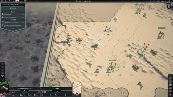 Screenshot z Panzer Corps 2: Frontlines - Cyrenaica Screenshot z Panzer Corps 2: Frontlines - Cyrenaica