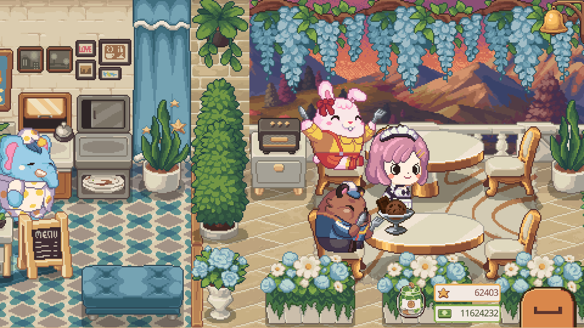 #8. Not Monday Cafe (Steam) De: Flyhigh Works