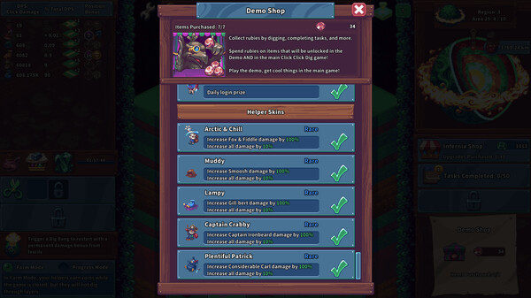 Click Click Dig: Demo