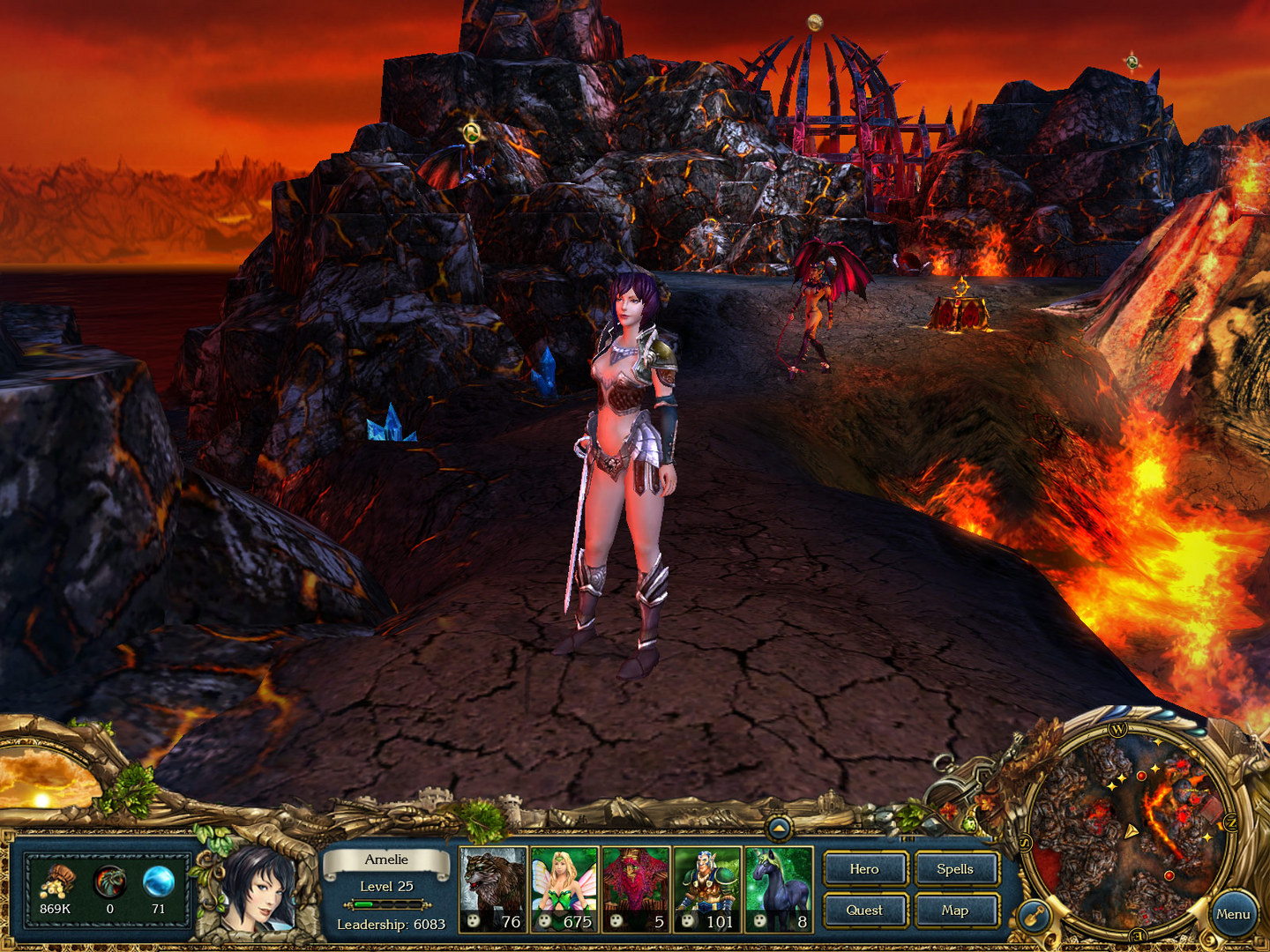 Screenshot de King's Bounty: Armored Princess