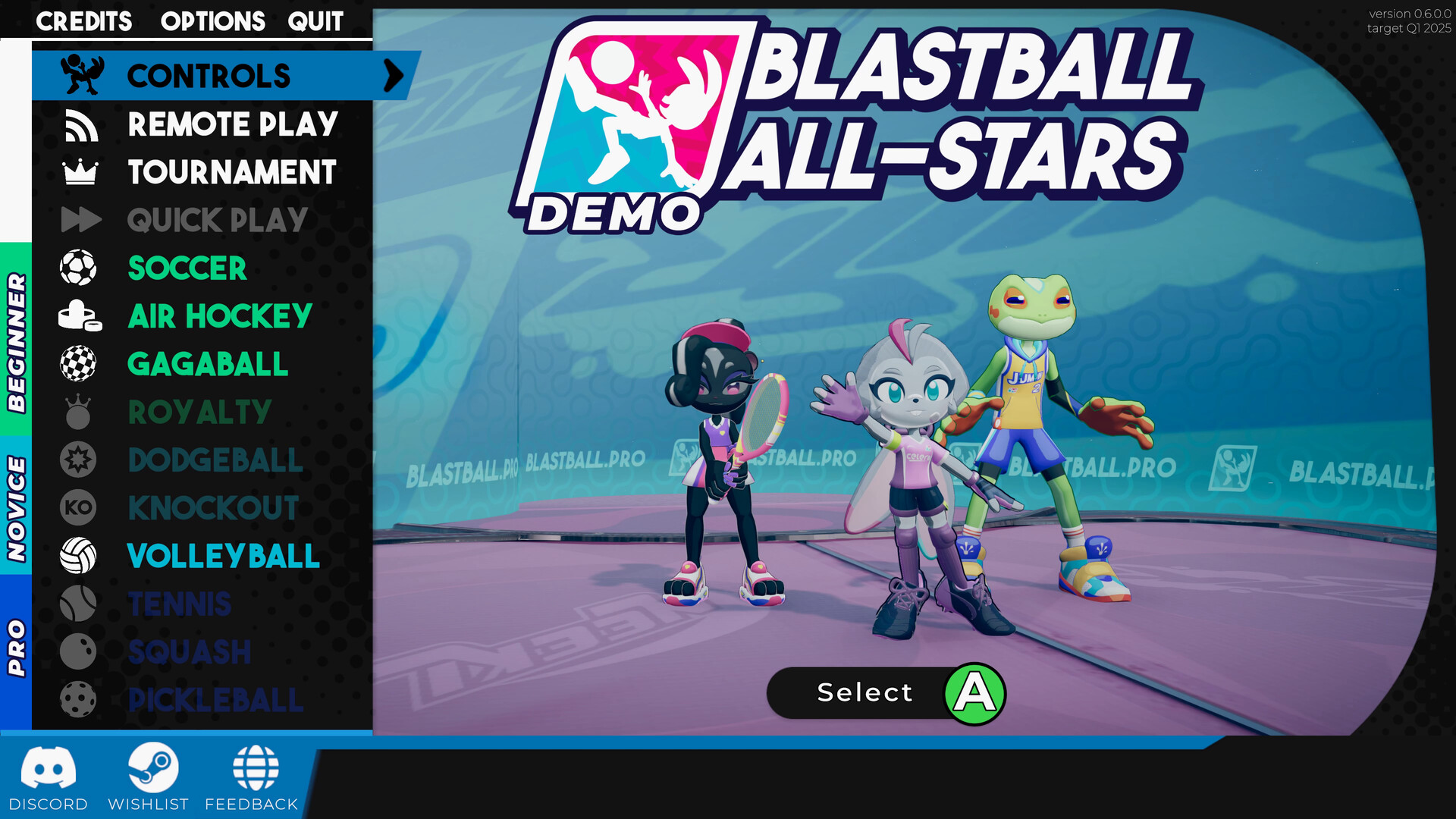 BlastBall: All-Stars screenshot #1