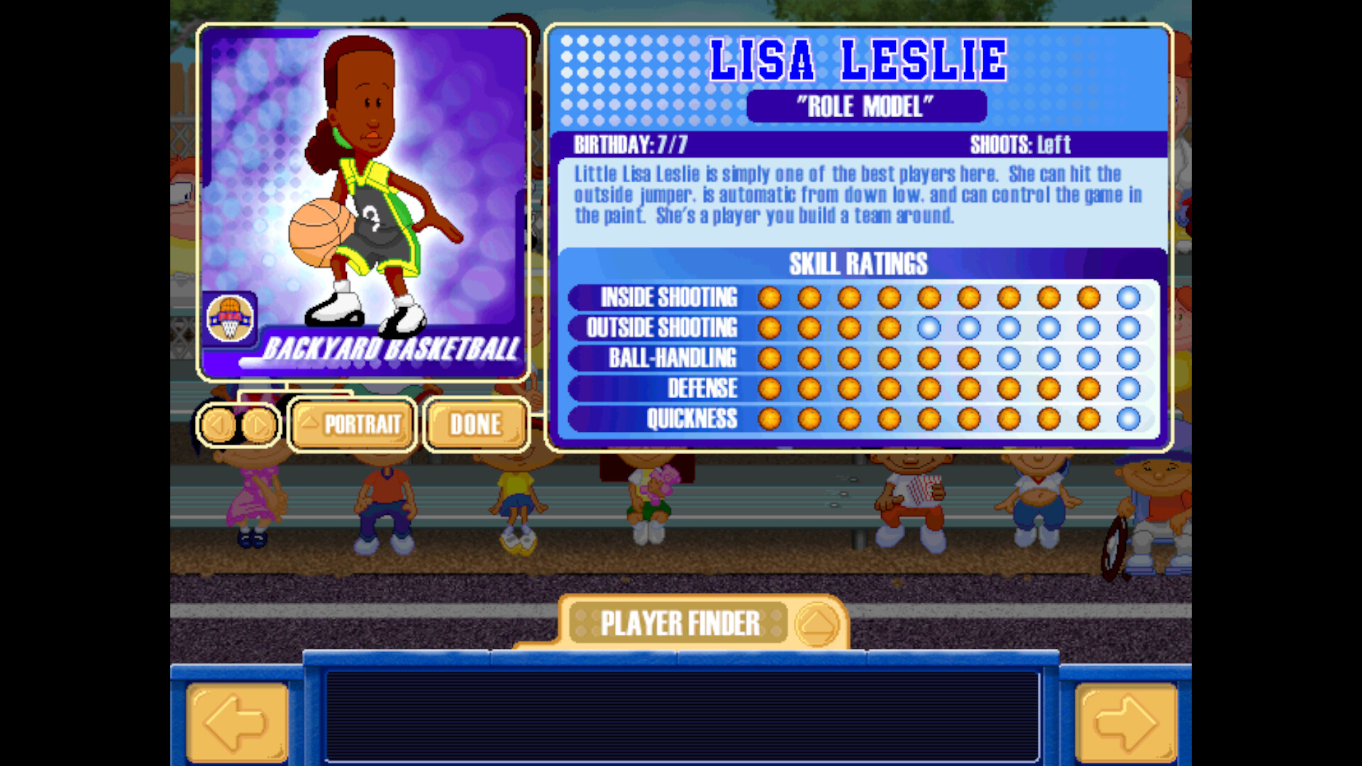 Backyard Basketball '01 screenshot #1