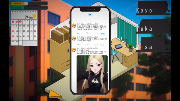 Screenshot z Tokyo College Girls : The Nerd  &  Queen Bees