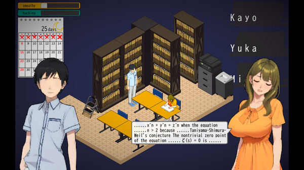 Screenshot z Tokyo College Girls : The Nerd  &  Queen Bees