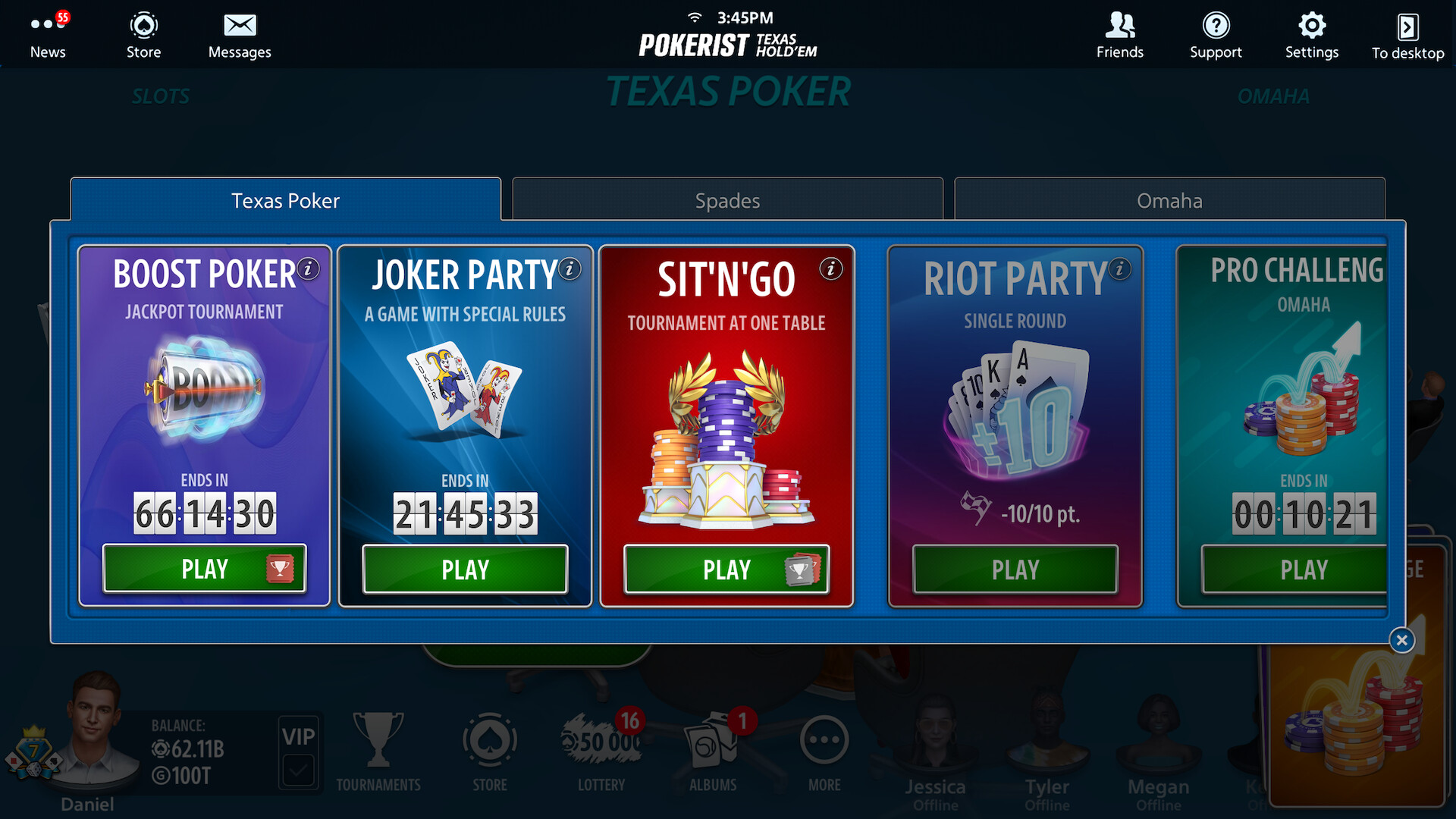 Texas Hold'em Poker: Pokerist screenshot #2