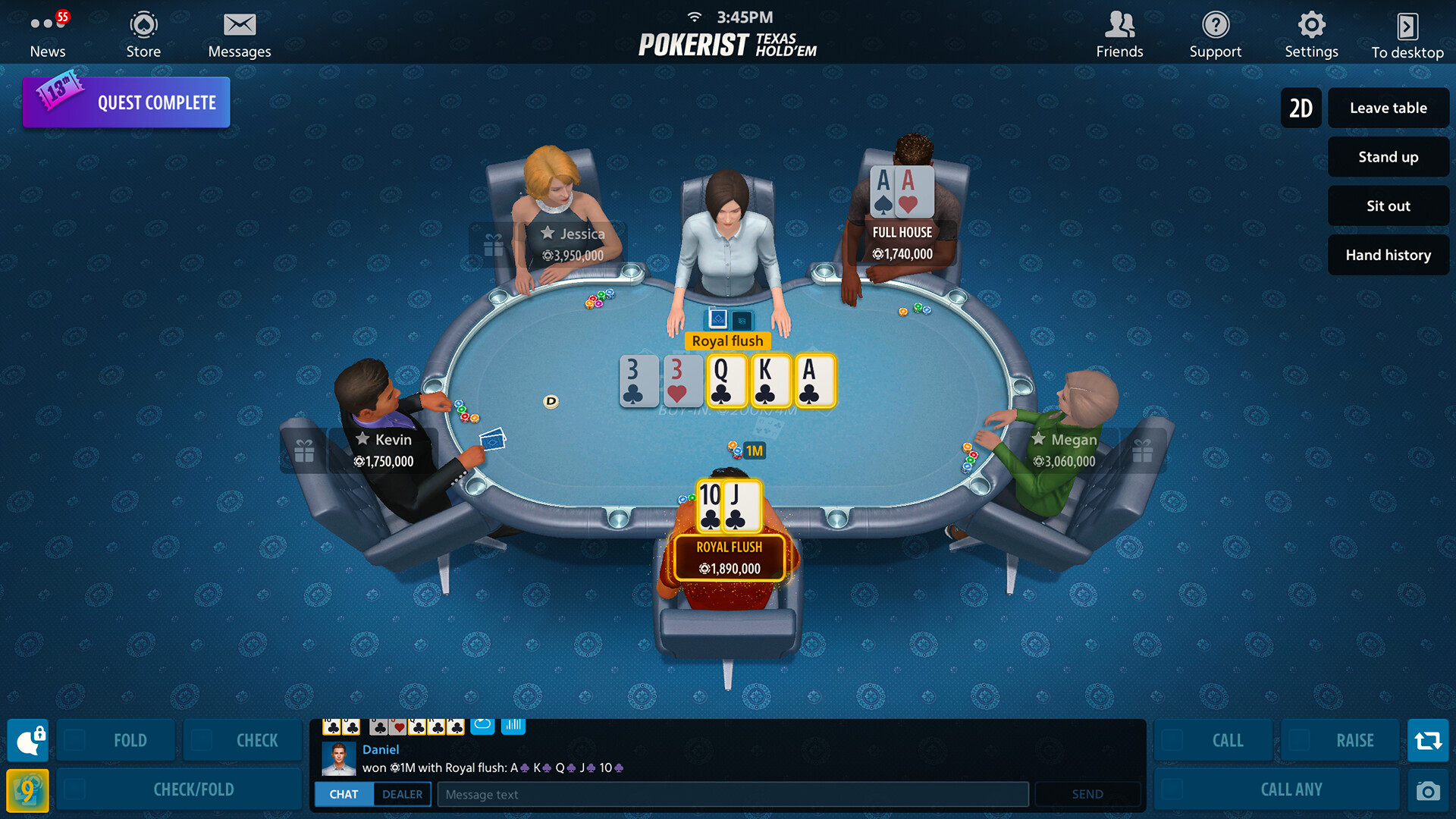 Screenshot of Texas Hold'em Poker: Pokerist