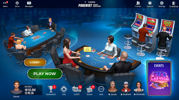 Screenshot 3 of Texas Hold'em Poker: Pokerist - more gameplay footage