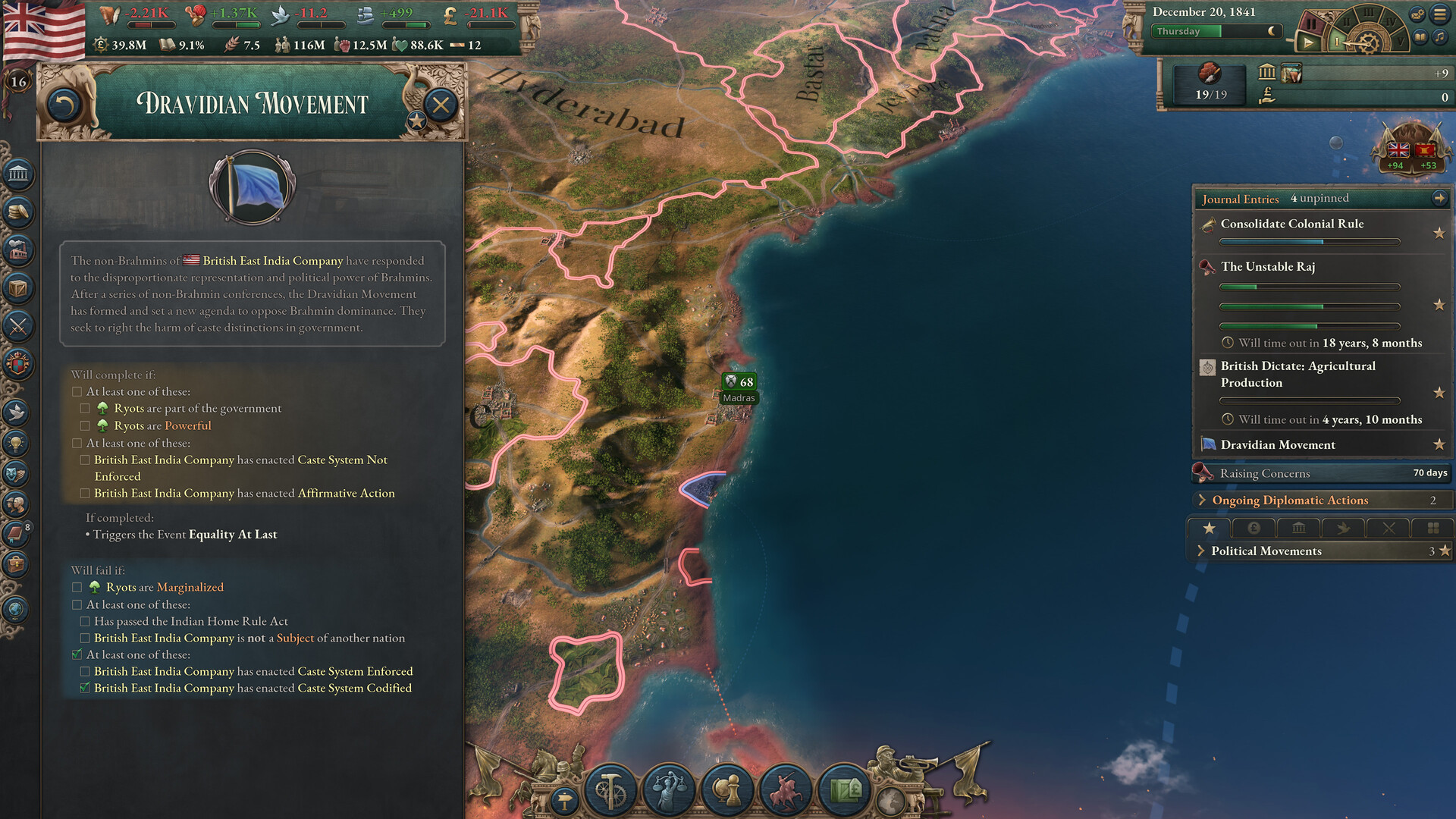 Victoria 3 - Pivot of Empire DLC gameplay screenshot 5
