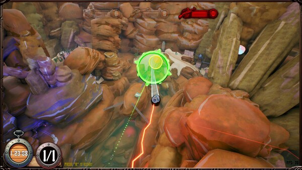 Screenshot z Golfslinger