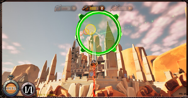 Screenshot z Golfslinger