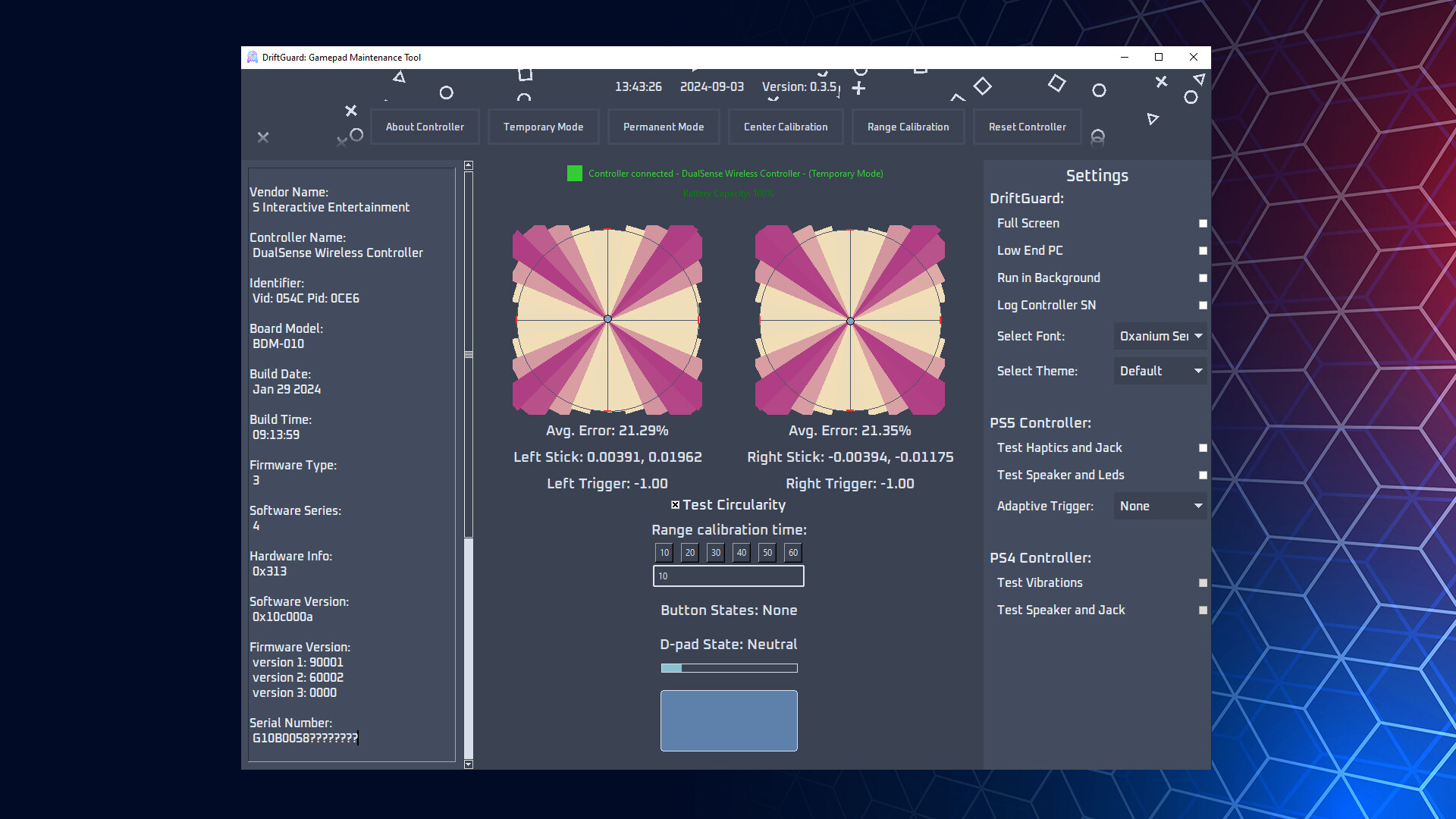 DriftGuard: Gamepad Maintenance Tool screenshot 3