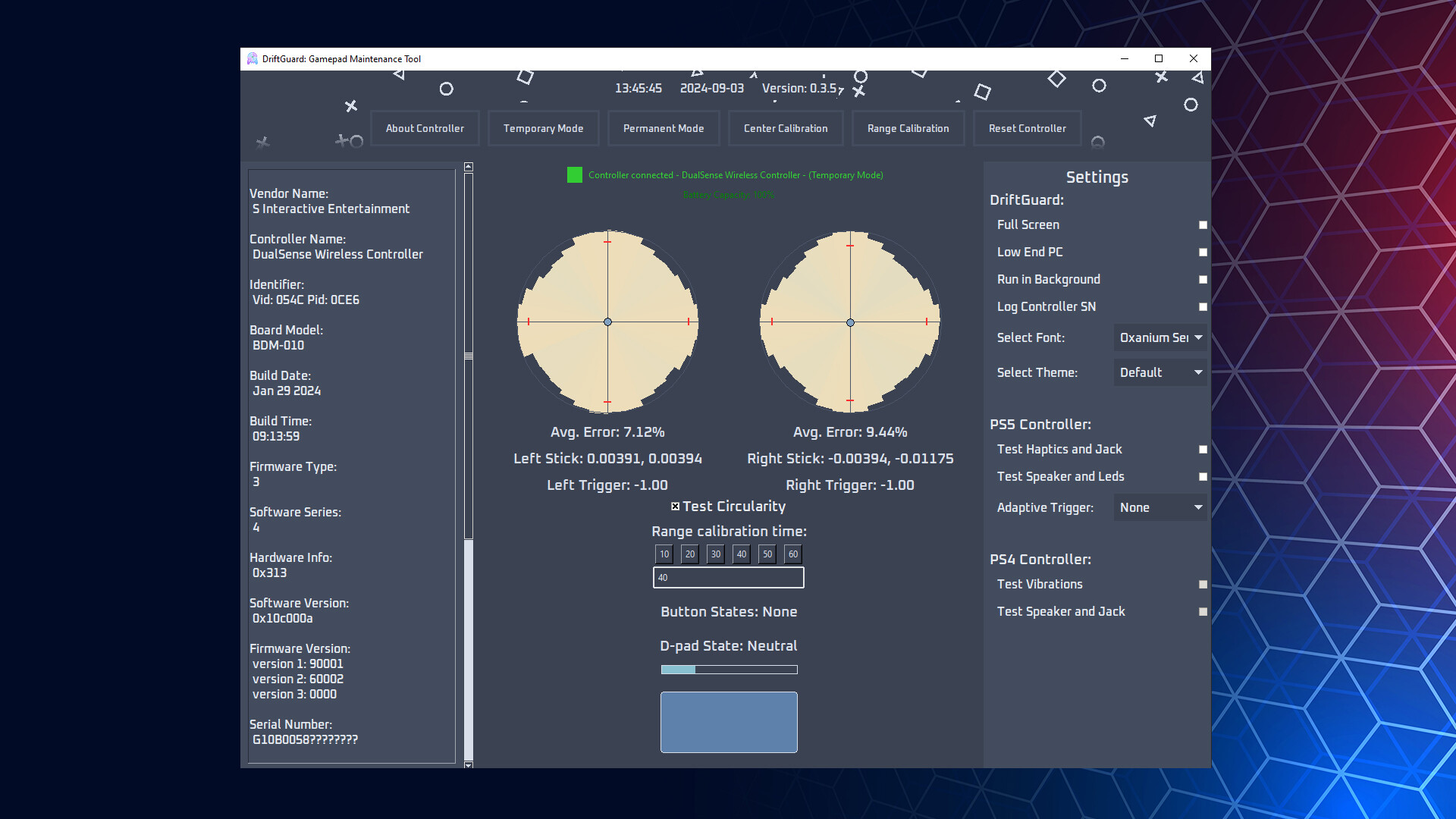 DriftGuard: Gamepad Maintenance Tool screenshot 4