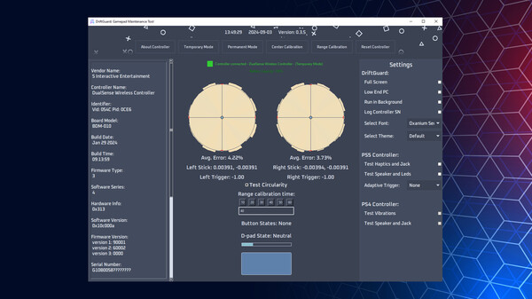 DriftGuard: Gamepad Maintenance Tool screenshot 5