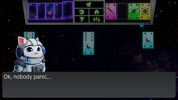 Space Cat Solitaire screenshot 4