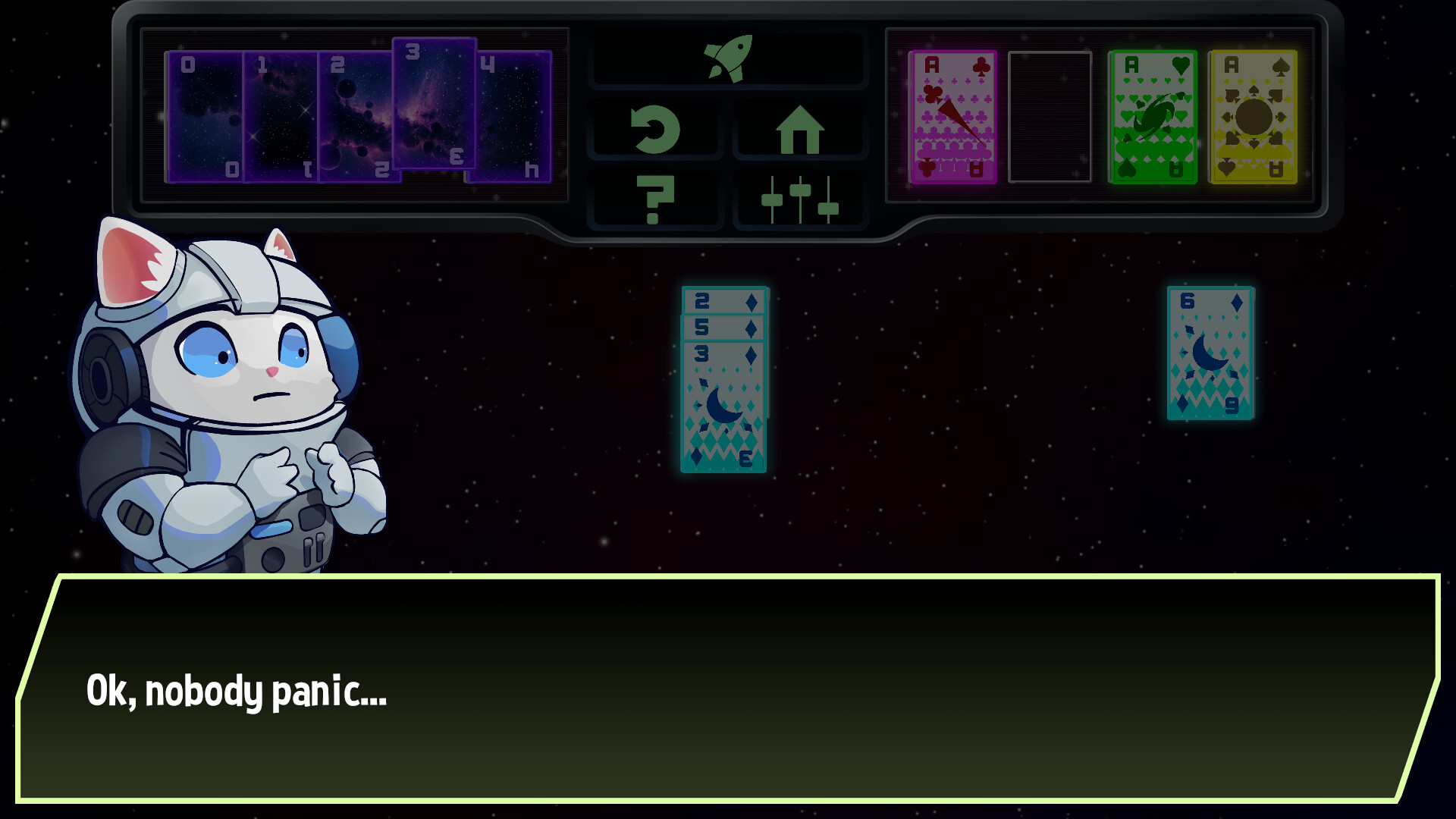 Space Cat Solitaire screenshot 8