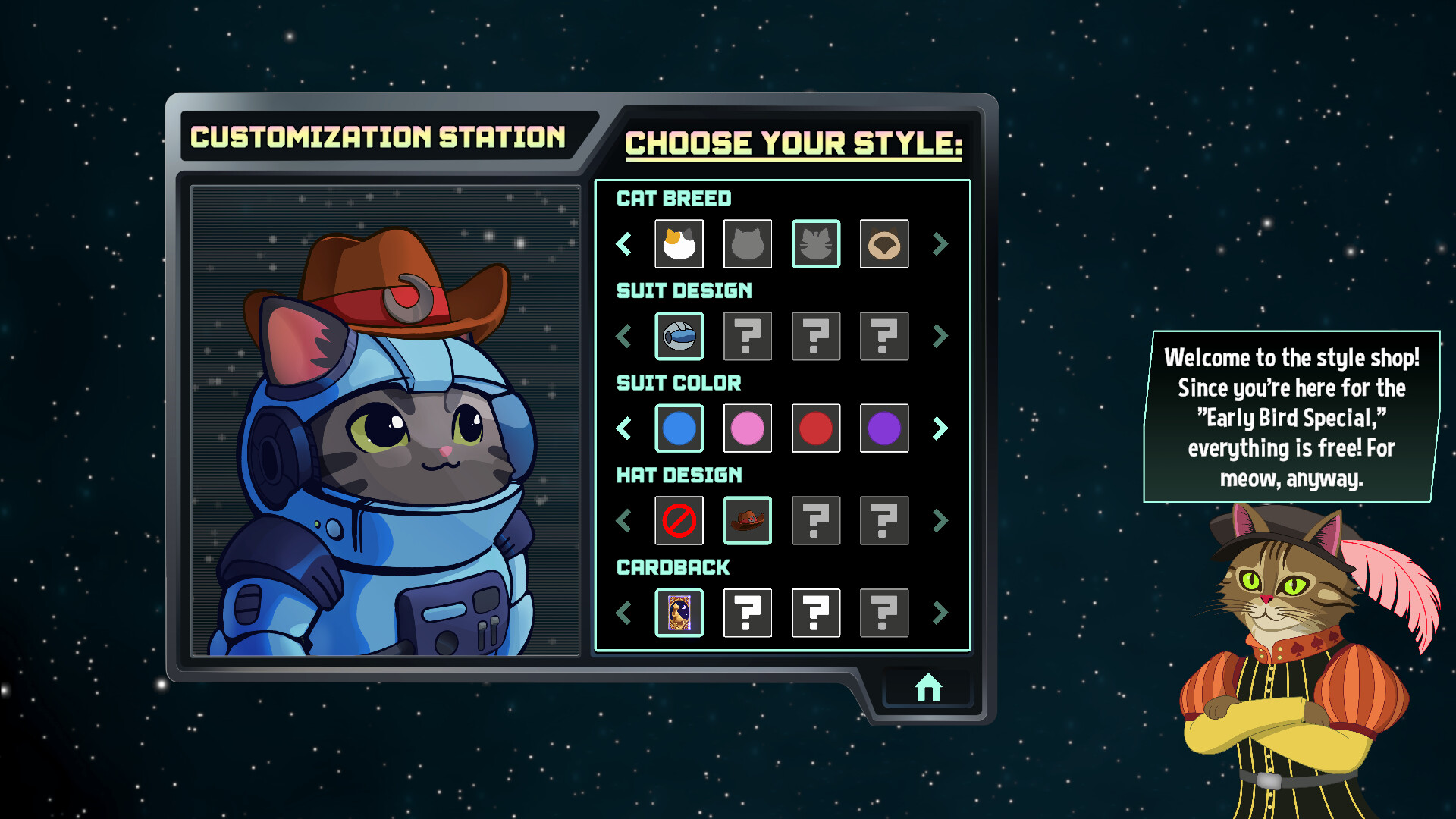 Space Cat Solitaire screenshot 5
