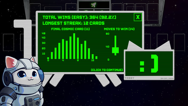 Space Cat Solitaire screenshot 3