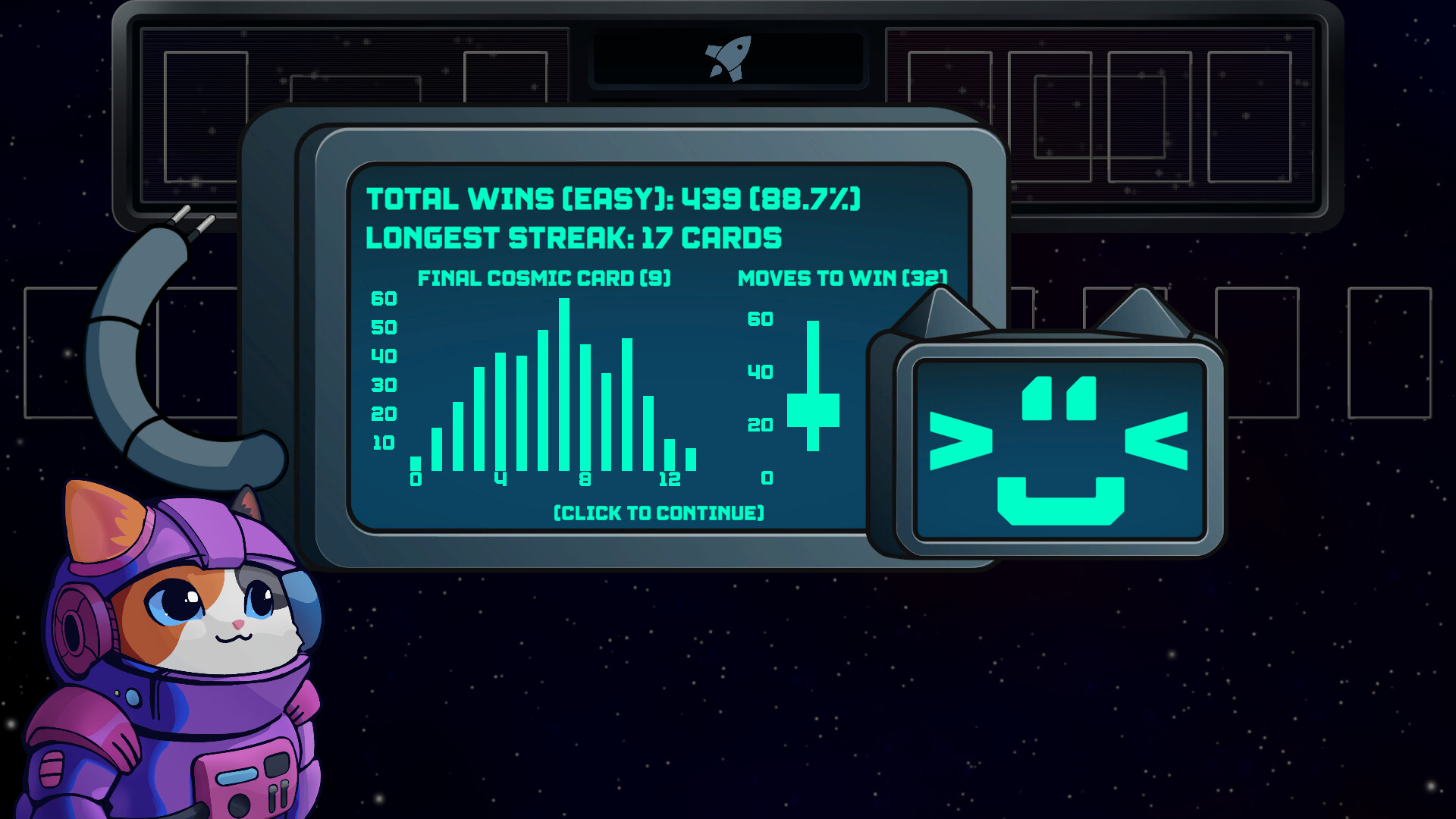 Space Cat Solitaire screenshot #4