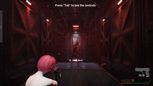 Screenshot of Kasia & Her Lesbian Slaves gameplay showing in-action mechanics