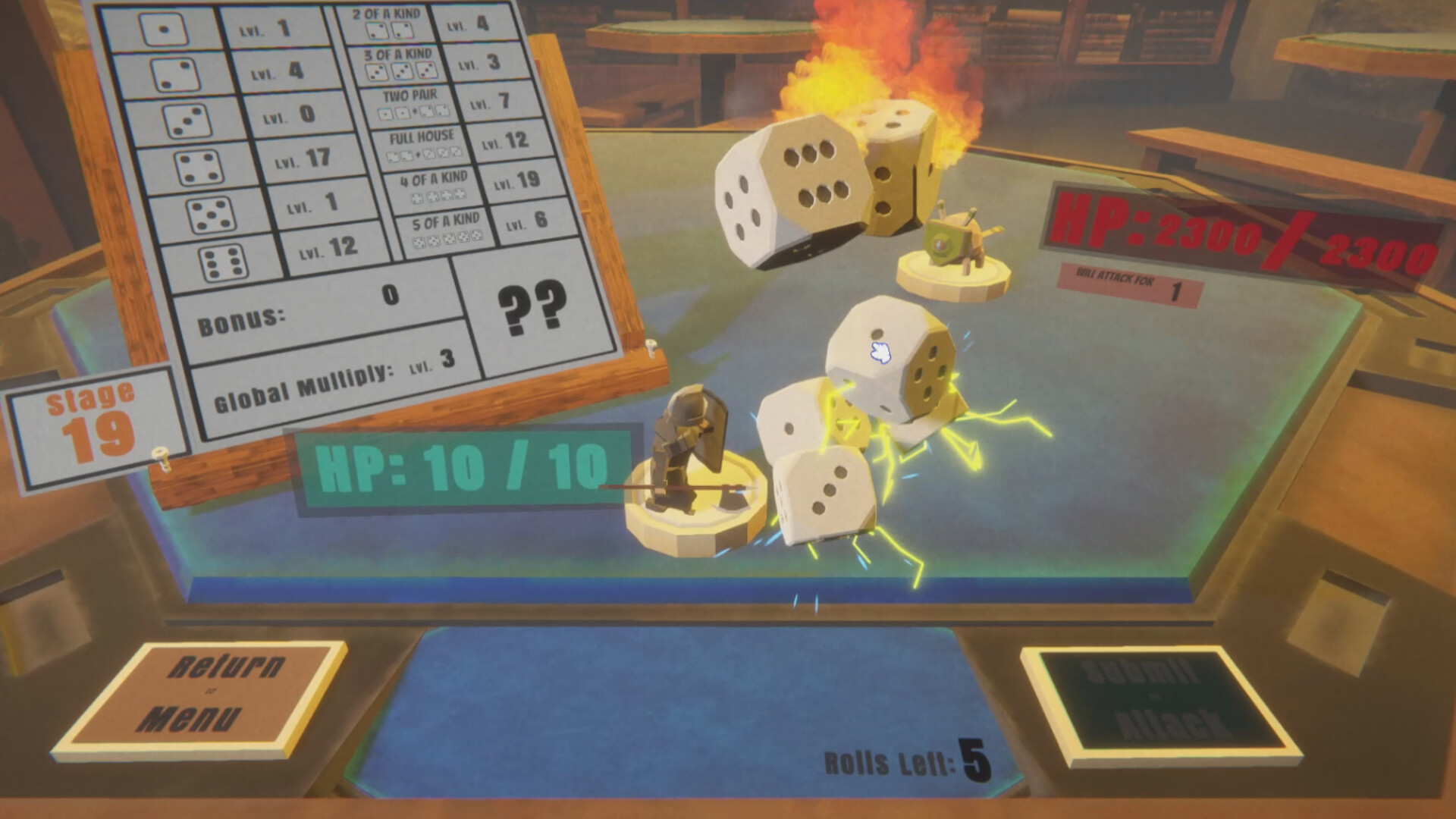 #1. Tesserarii: The Dice Rolling Roguelike (Steam) 由: Dylan Van Beek