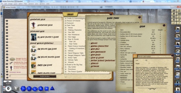 Fantasy Grounds - Deadlands Noir - Player's Guide