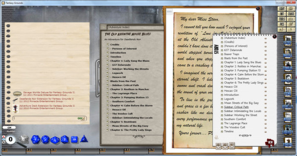 Fantasy Grounds - Deadlands Noir - The Old Absinthe House Blues (Adventure)