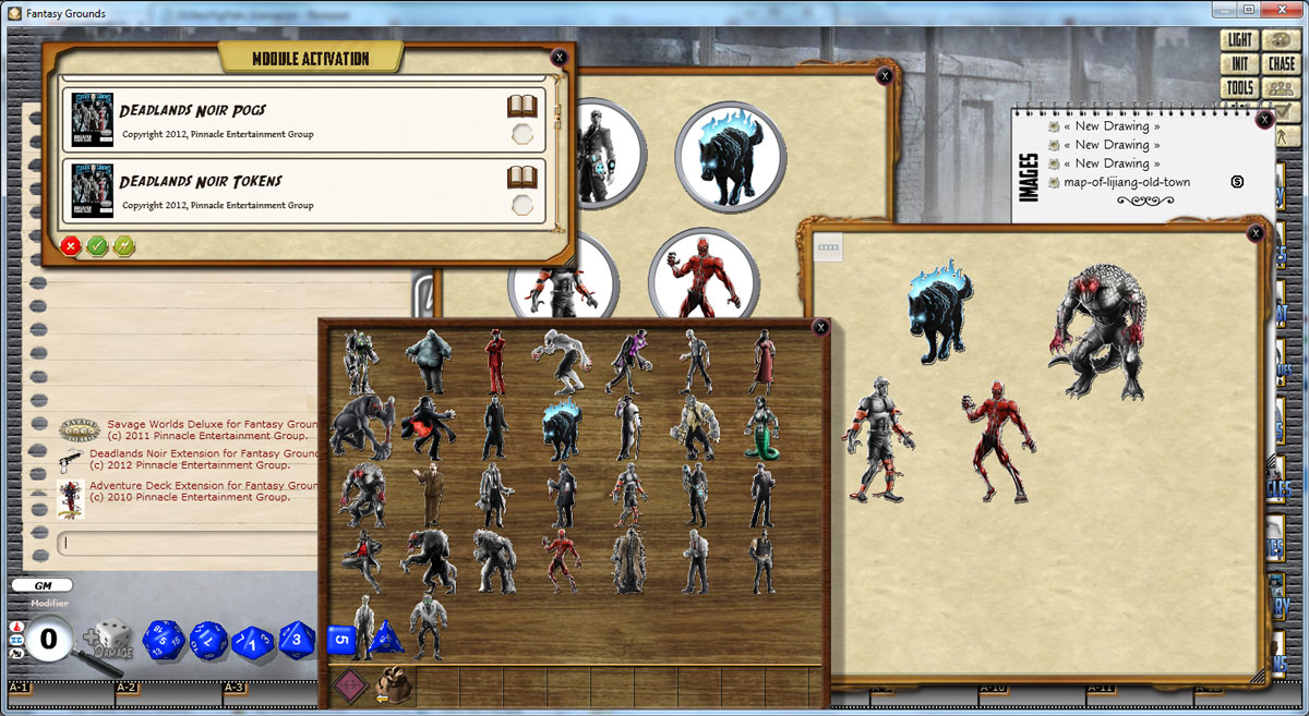 Fantasy Grounds - Deadlands Noir - Figure Flats (Token Pack) Featured Screenshot #1