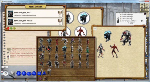 Fantasy Grounds - Deadlands Noir - Figure Flats (Token Pack)