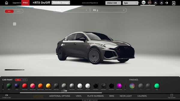 Realistic 3D Car Configurator screenshot 5