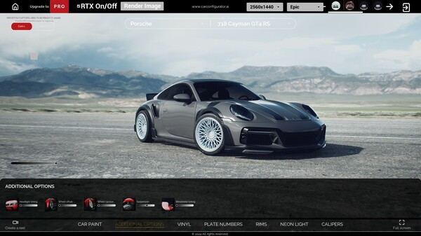 Realistic 3D Car Configurator screenshot 4