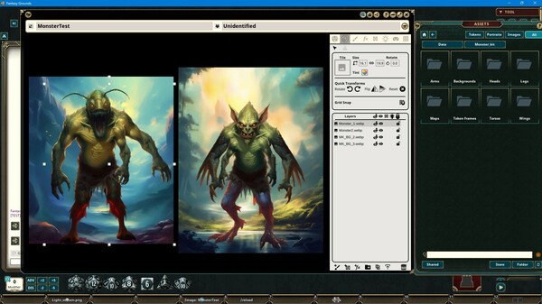 Fantasy Grounds - FG Monster Kit Art Pack
