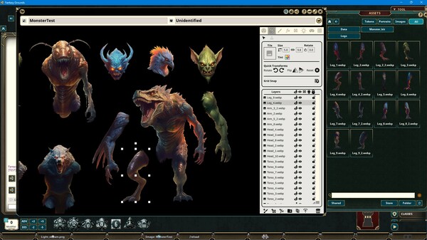 Fantasy Grounds - FG Monster Kit Art Pack