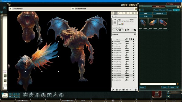 Fantasy Grounds - FG Monster Kit Art Pack