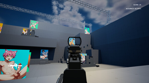 Screenshot 3 of Catboy Aim Trainer - more gameplay footage
