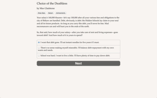 Choice of the Deathless-游戏截图