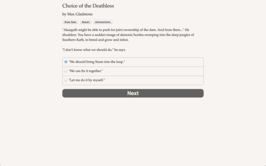 Choice of the Deathless-游戏截图