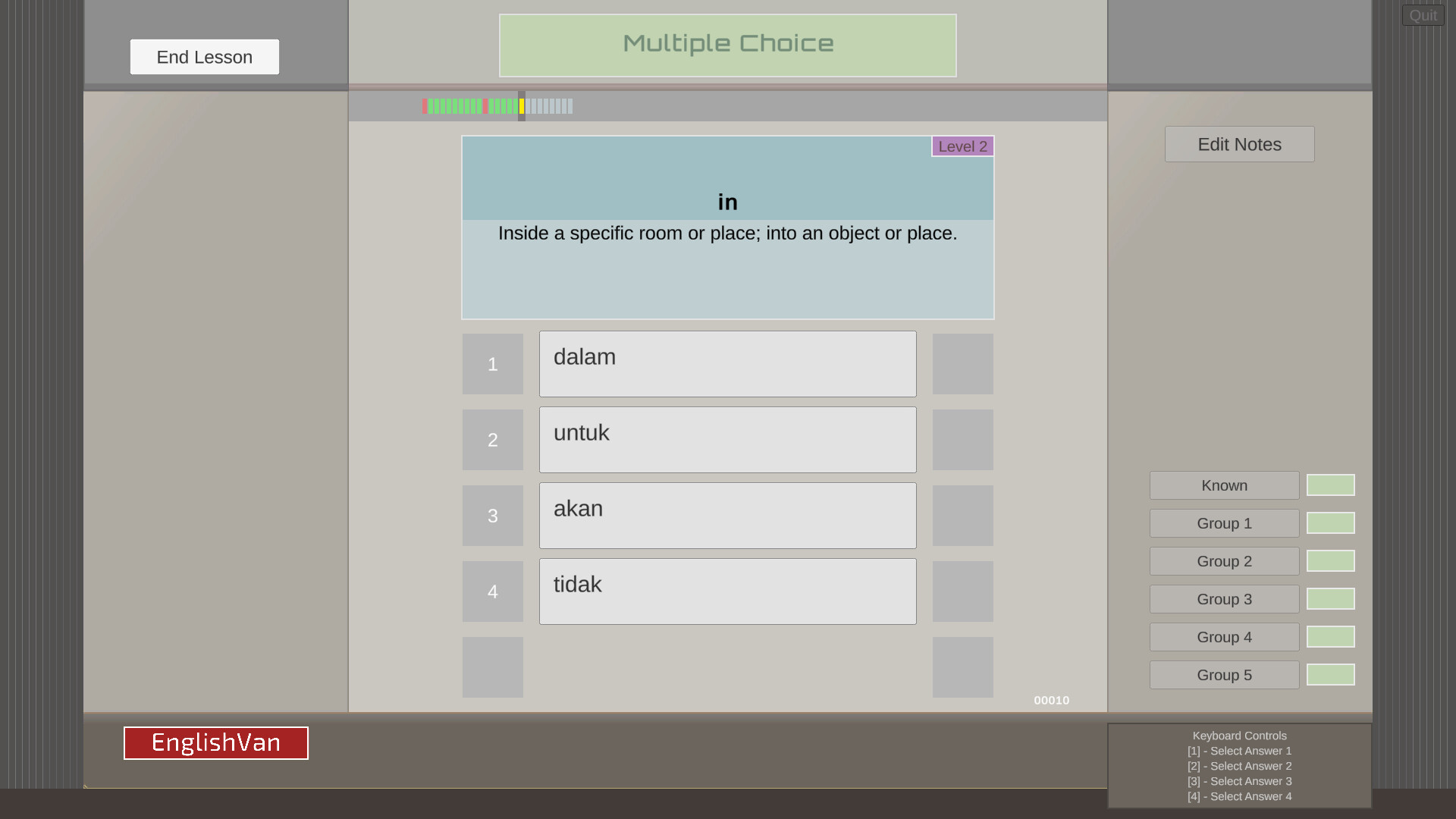 EnglishVan screenshot