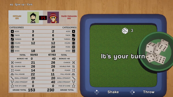 Sequence, The Ranked Poker Dice Game Demo screenshot 4