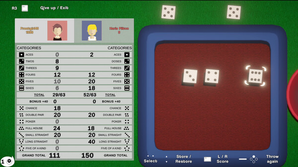 Sequence, The Ranked Poker Dice Game Demo screenshot 3