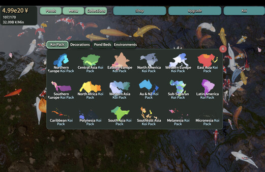 Tranquil Koi 鯉の池.