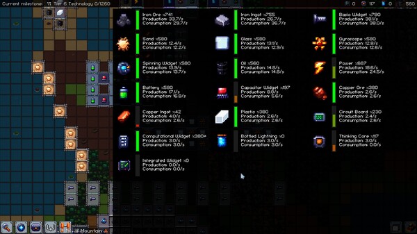 Widget Inc. Screenshot