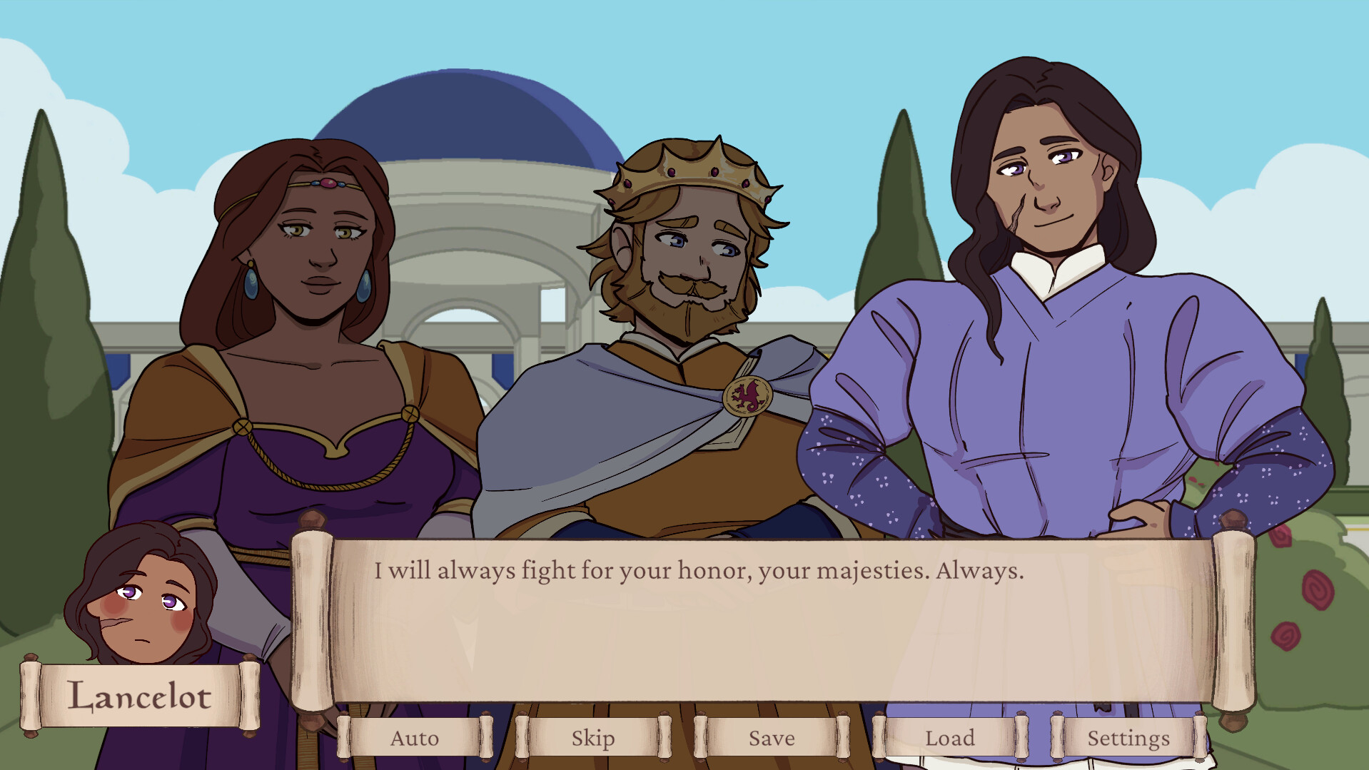 Camelot Crush: A Round Table Dating Sim screenshot