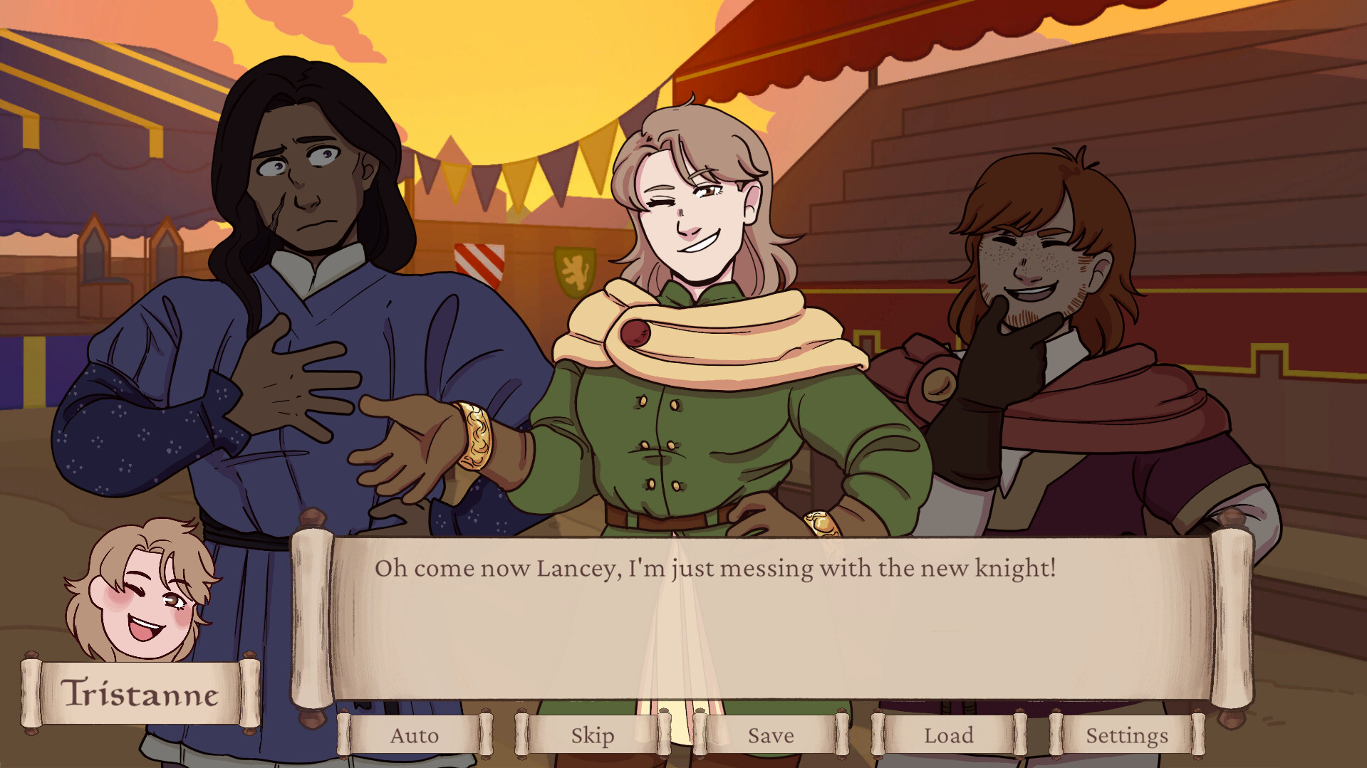 Camelot Crush: A Round Table Dating Sim screenshot