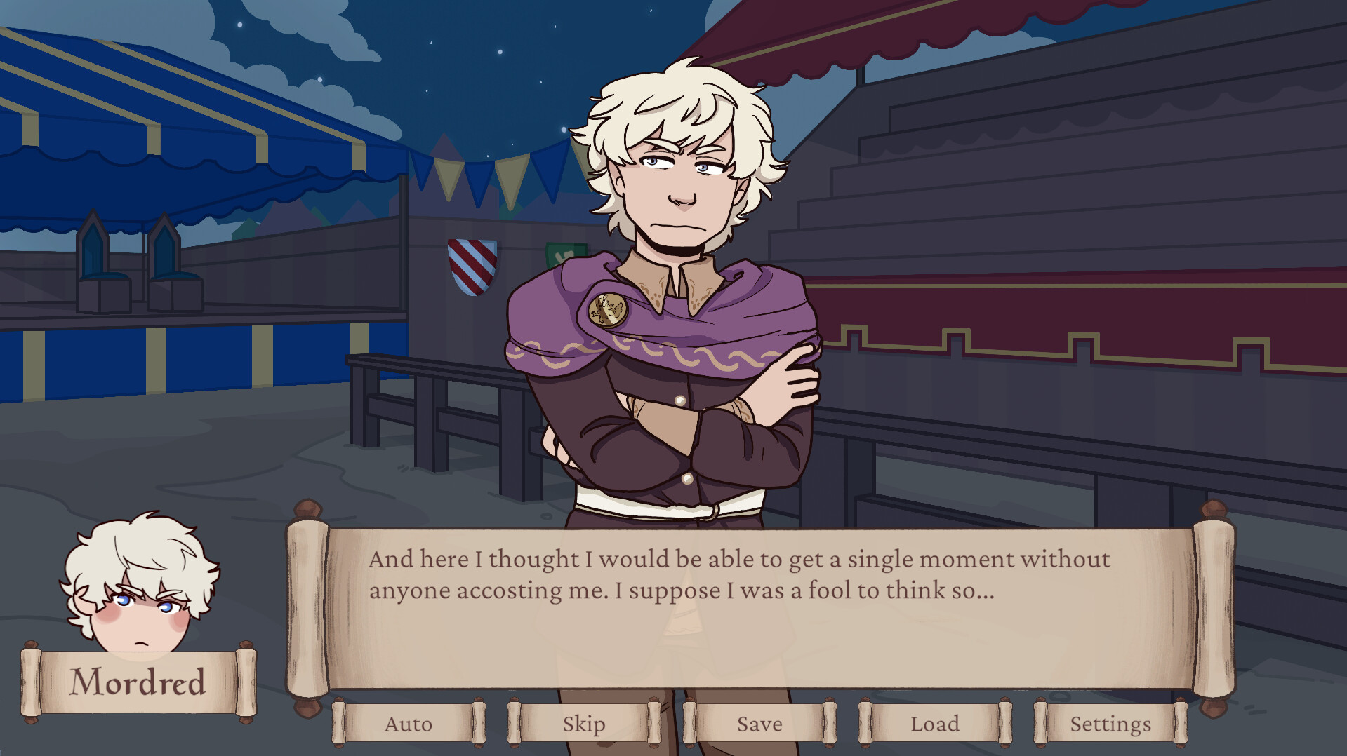 Camelot Crush: A Round Table Dating Sim screenshot